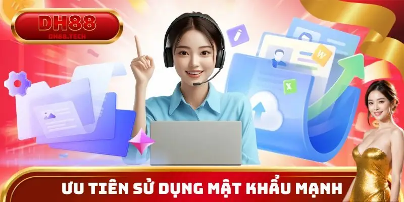 Ưu tiên sử dụng thông tin mạnh để tránh quên mật khẩu DH88
